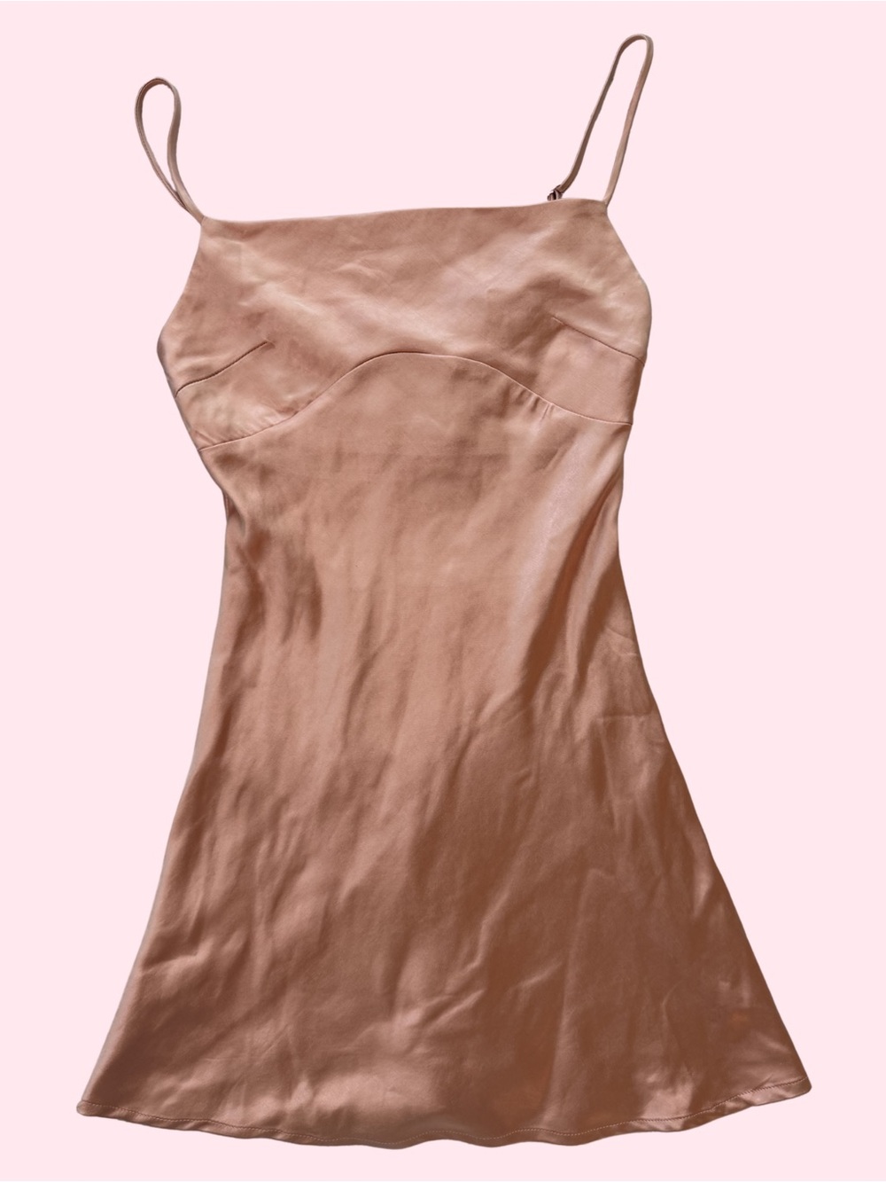 Princess Polly Peach Satin Slip